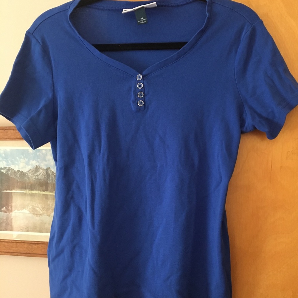 Karen Scott Cotton Shirt -Size M